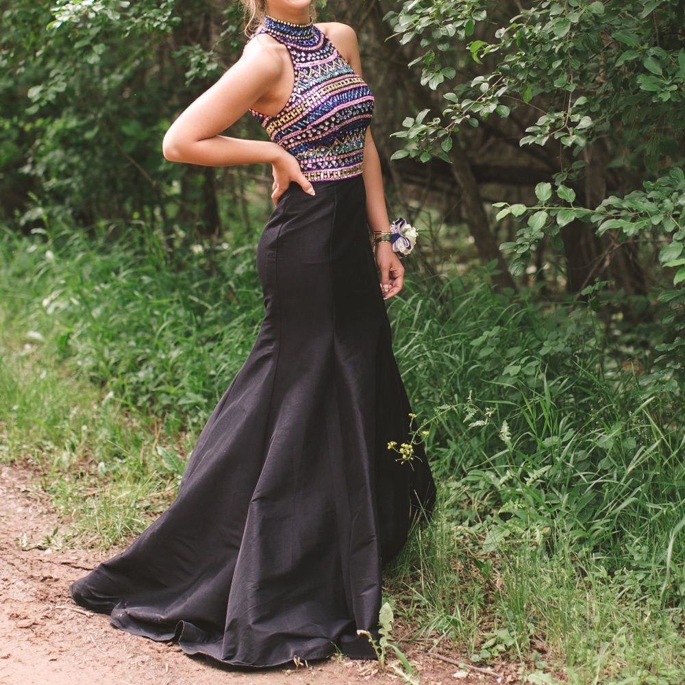 Angela and Allison prom dress